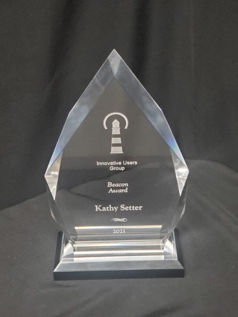 Kathy Setter Named 2021 IUG Beacon Award Winner